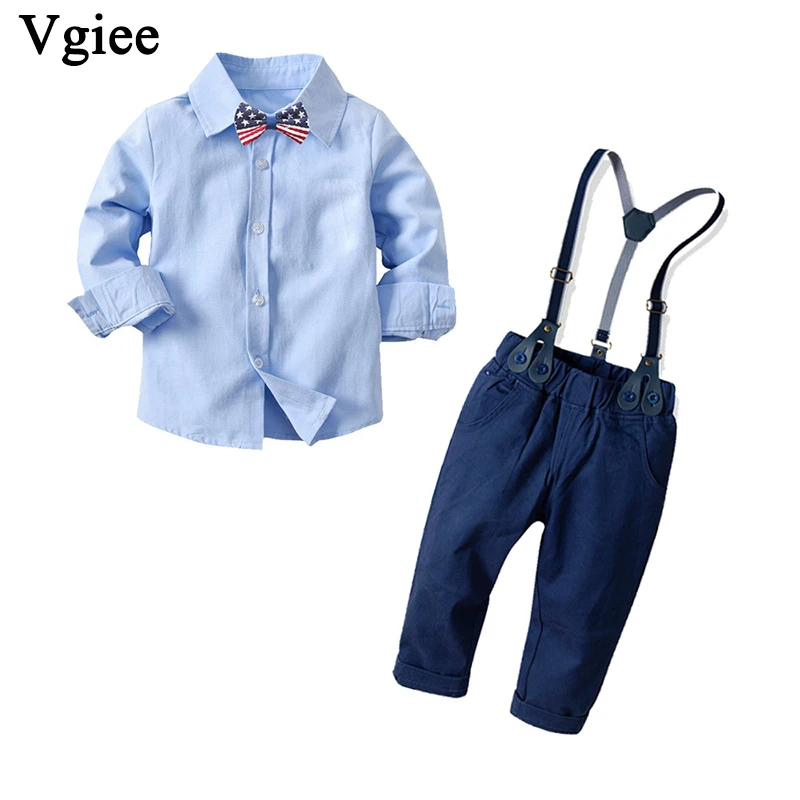 

Vgiee Boys Fall Outfits for Wedding Birthday Party Children Solid Winter Fall Kids Set Fall Clothes Baby Boy Set CC748