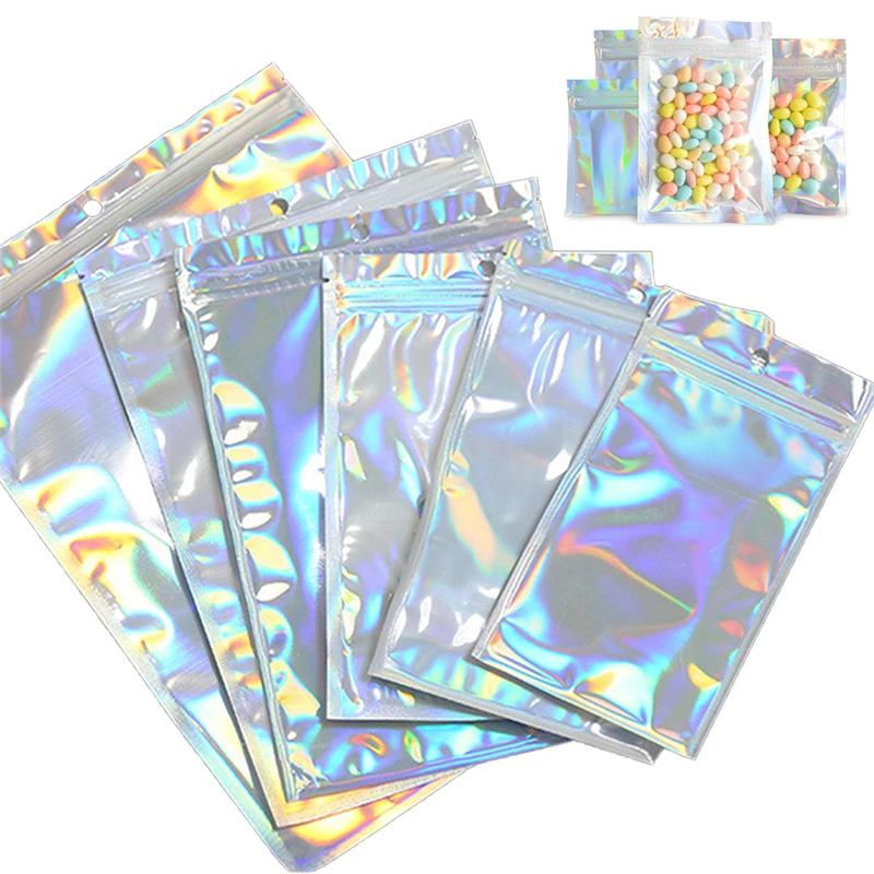 Jual 20x30cm Iridescent Zip Lock Bags 