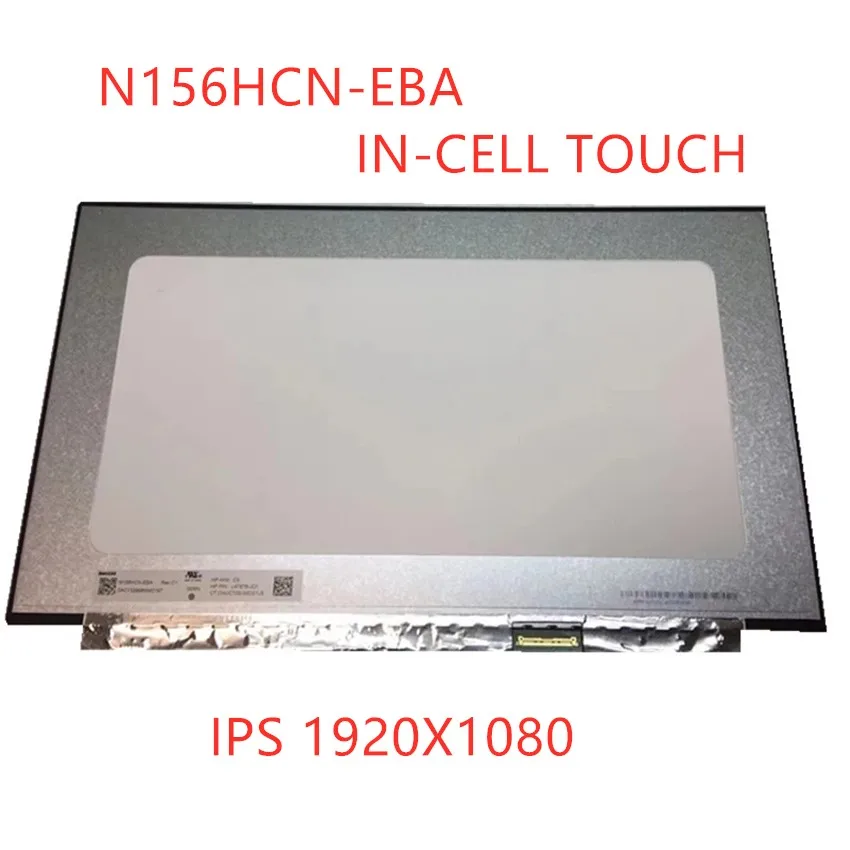 Оригинальный сенсорный экран 15 6 дюйма СВЕТОДИОДНЫЙ монитор в cell Touch N156HCN-EBA IPS FHD