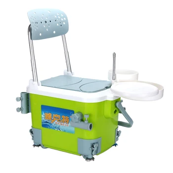 

Ultralight Portable Fishing Box Fishing Chair Seat With Foldable Backrest Fishing Tackle Boxes