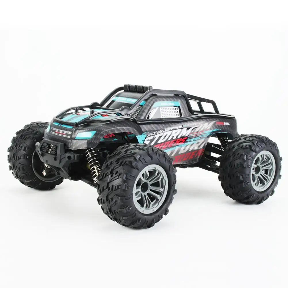 Машинка с дистанционным управлением перезаряжаемая DIY 4WD 1/16 гоночный автомобиль Грузовик внедорожник электрическая игрушка с 45 км/ч скорость 20+ мин играть