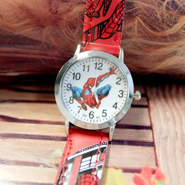 

2019 Hot Selling Leather Belt Cartoon Children's Watch BOY'S Young STUDENT'S Quartz Watch