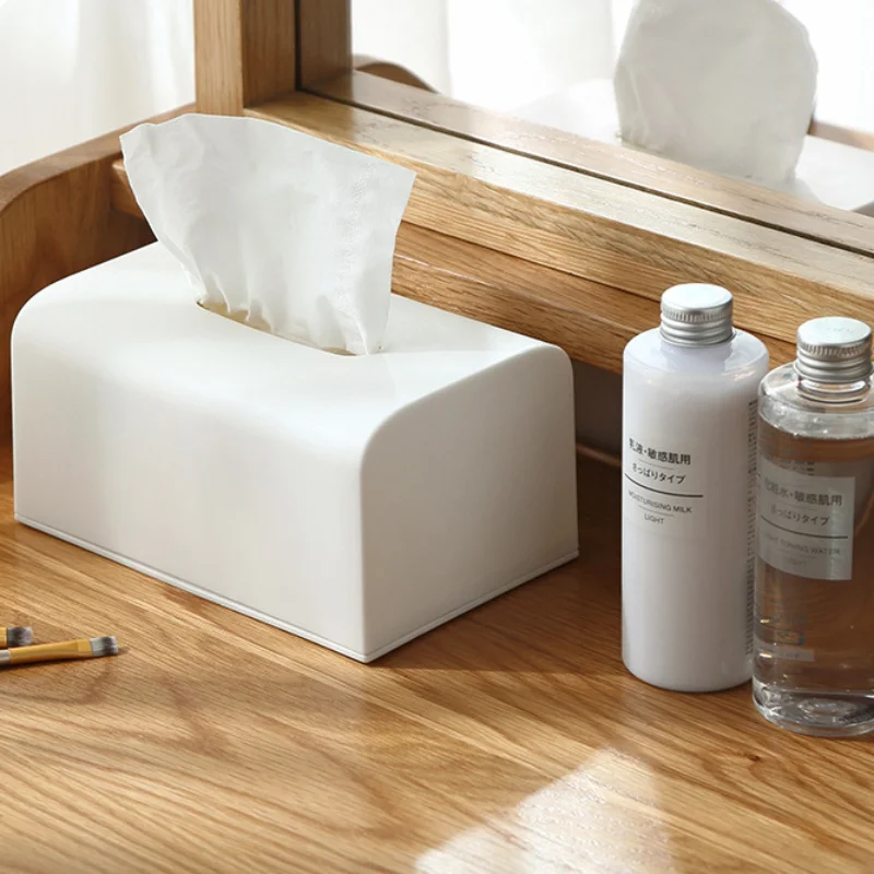 Plastic Tissue Box Square Home Container Car Napkins Holder Case Organizer Kitchen Holdler Simple Stylish | Дом и сад