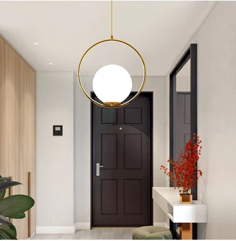 

nordic modern style glass ball bubble iron herringbone branch pendant light living room restaurant bedroom bar hanging lighting