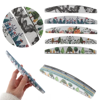 

Nail File Manicure Tool 100/180 Sanding Buffer Block Pedicure Buffing Polishing Nail Art Tool Professional Nail Files for UV Gel