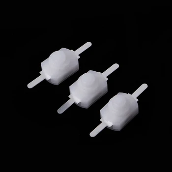 

10 Pcs DC Latching Push Button Switch On Off For Torch Flashlight Light Lamp Wall Outlet 40JE