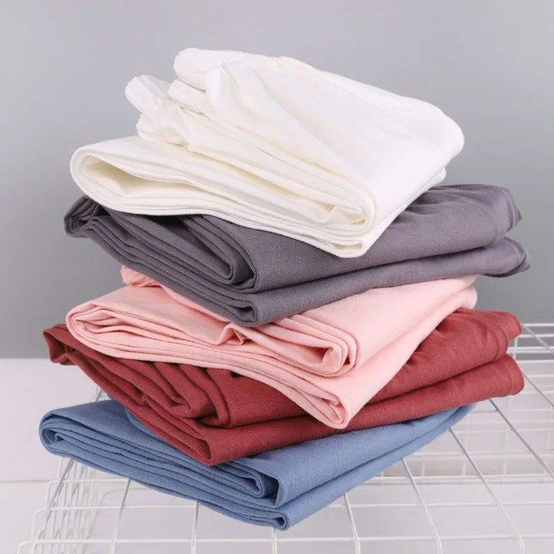 Свободные повседневные пижамные штаны для женщин 100% хлопок женские трикотажные