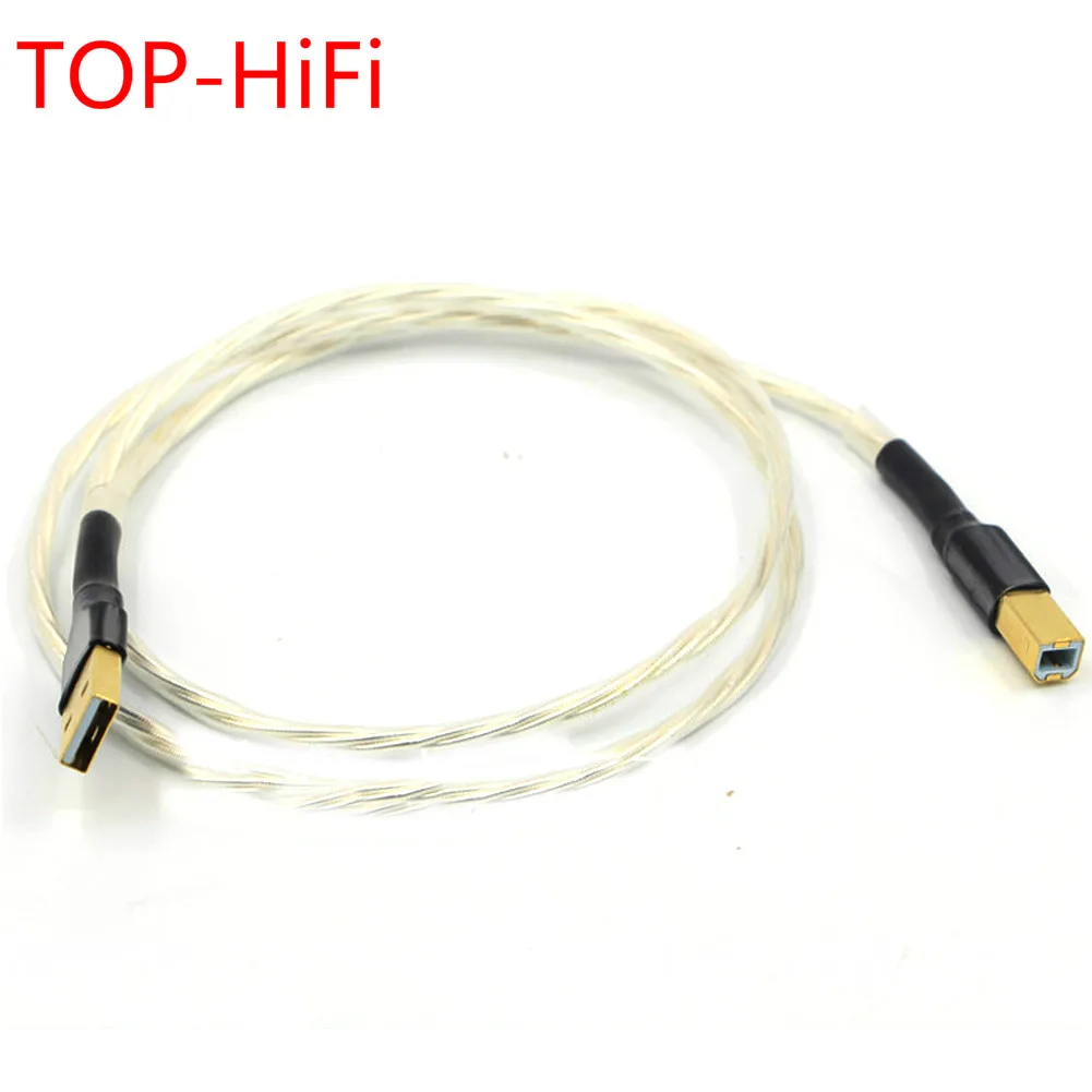 

TOP-HiFi 1pcs Nordost Odin Interconnect USB Cable with Type A to B Plated Gold Connection USB Audio Cable
