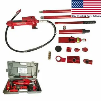 

4 Ton Auto Body Frame Porta Power Hydraulic Pump Repair Jack Lift Ram Tool