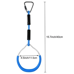 69HD Children Rings Swing Playground Gym Gymnastic Rings Monkey Rings Obstacle Rings