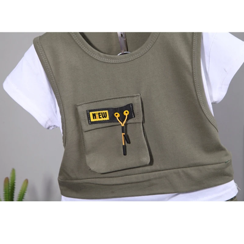 New Summer Children Girls Fashion Clothing Baby Boys Cotton T Shirt Shorts 2Pcs/sets Kid Infant Clothes Toddler Casual Tracksuit