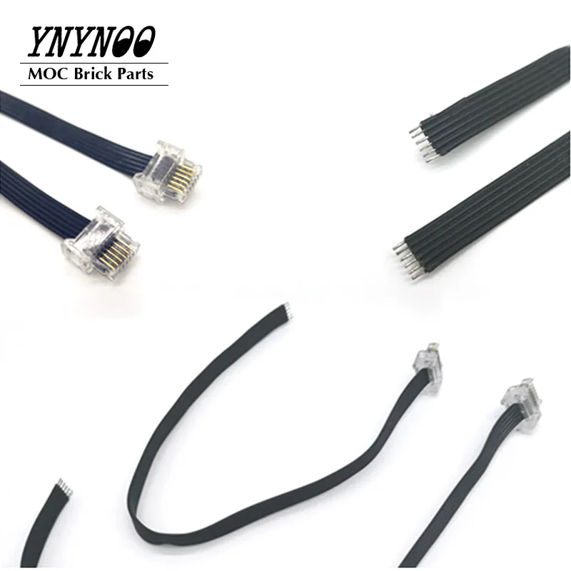 5-10Pcs Funzioni Di Alimentazione Serie Wedo 2.0 Crystal Connector Cable Building Blocks Compatibile Con I Giocattoli Robotici Classici Moc Ev3