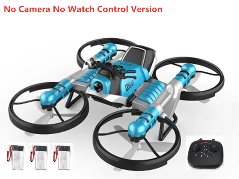 remote control flying helicopter New 2.4G 4-Axis Gyro RC Drone 3D Flip One Key Return Headless Mode RC Quadrocopter uav aircraft Motorcycle 2 in 1 rc Deformation remote control car helicopter RC Helicopters