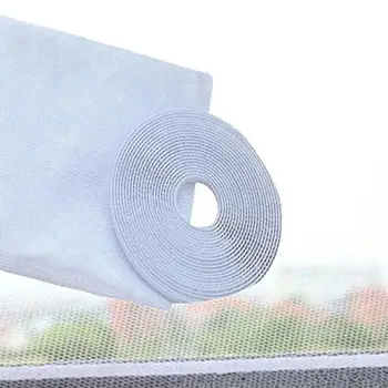 

White Color Window Screen Mesh Net Insect Fly Bug Mosquito Moth Door Home Use Netting Mosquito Net With Tape