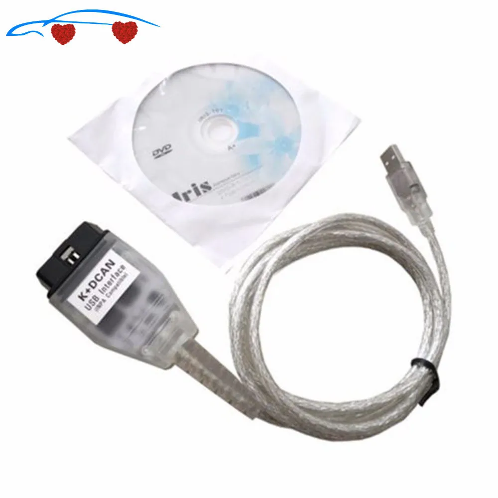 K + CAN OBD2 USB Интерфейс кабель EDIABAS NCS эксперт Диагностический для BM WE60 E61 E83 E81 E87 E90 E91 E93