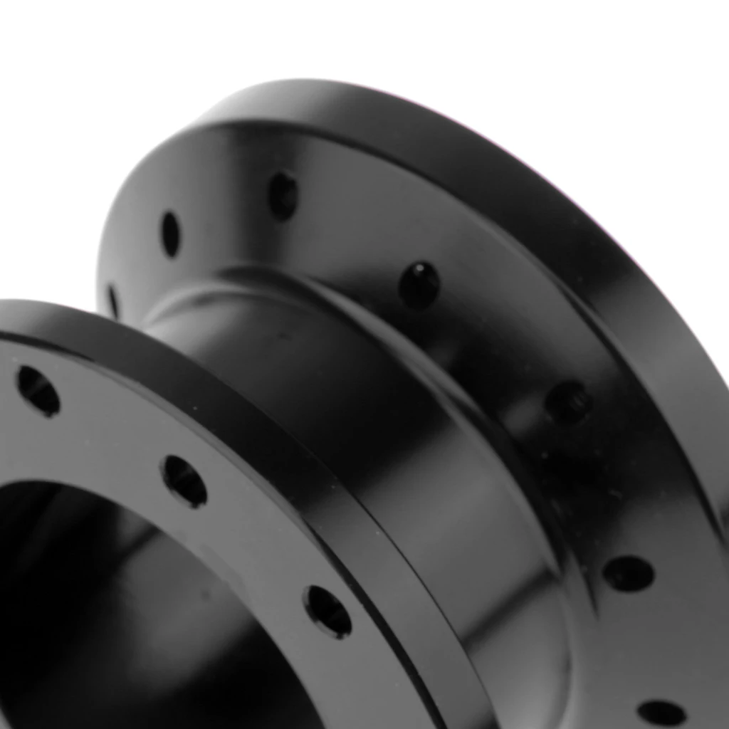 1 Set 50mm Car Steering Wheel Heighten Device Steering Wheel Extension Spacer Black For Momo OMP Simoni Racing Etc