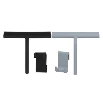 

2 Pcs Silicone Shower Squeegee Non Slip Grip Glass Wiper for Fish Tanks, Conservatories, Skylights Etc