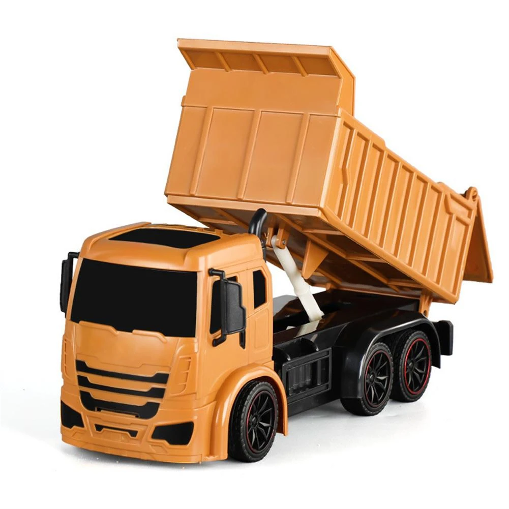 Camion A Benne Basculante Telecommande Pour Enfant Voiture Telecommandee Vehicule D Ingenierie En Alliage Jouets De Plage Cadeaux D Anniversaire Ou De Noel Aliexpress