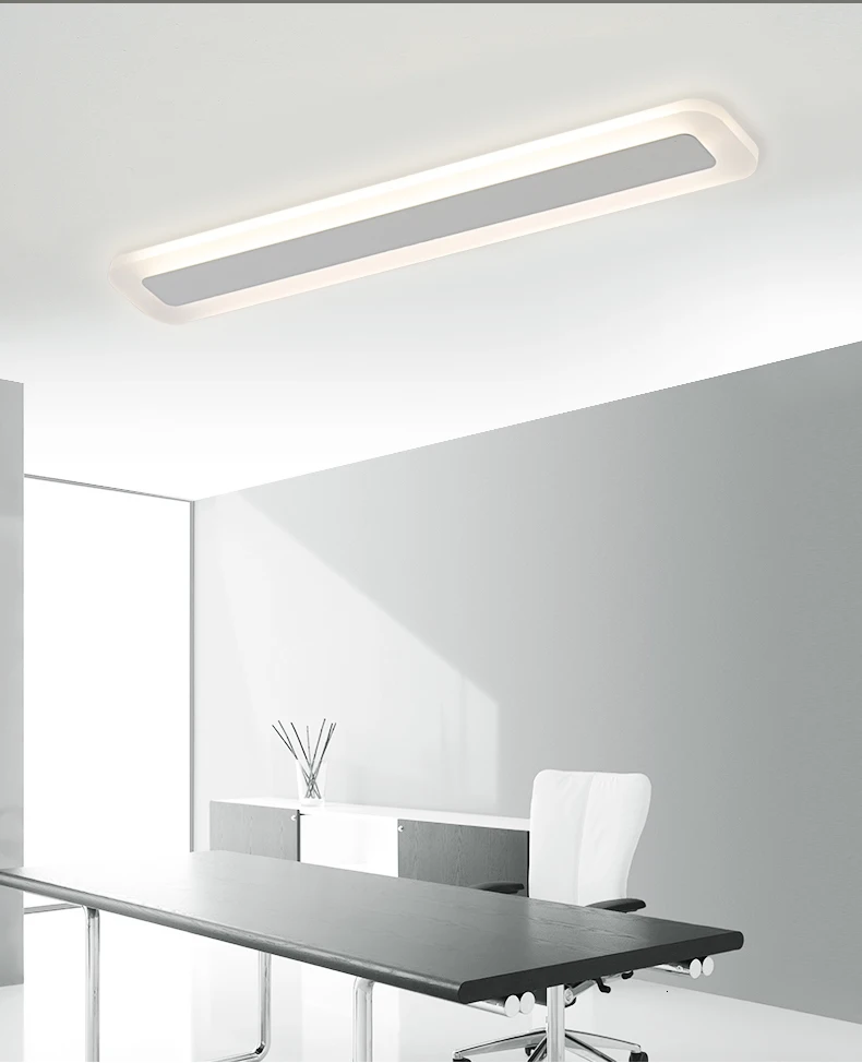 Teto do Banheiro Luz de Teto Moderno Escritório Sala Estar Quarto Varanda Corredor Retângulo Luz Led 16 estar quarto varanda corredor retângulo luz teto do banheiro