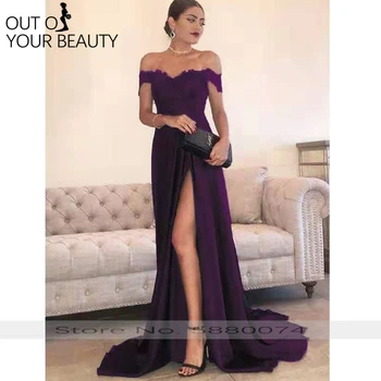 

2020 New Elegant Evening Dress White Lace Deep V-neck Hollow Crochet Flowers Long Sleeve Neckline Lace Design Fashion Dress