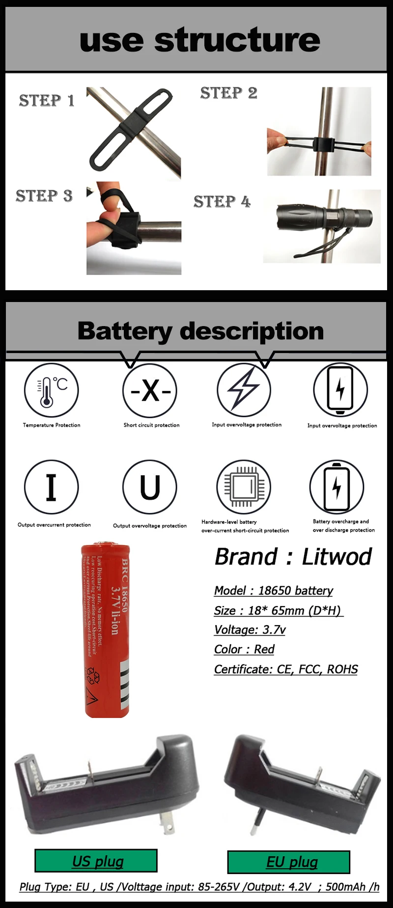battery and use structure-黑白风