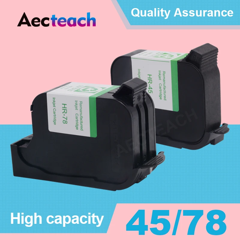 

Aecteach Compatible For HP45 For HP78 ink cartridges For HP 45 for hp 78 deskjet 1220c 3820 3822 6122 6127 930c 932c 940c 950c