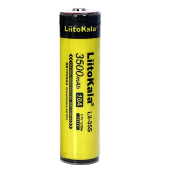 

1PCS LiitoKala Lii-35S 18650 battery 3.7V / 4.2V lithium ion 3500mAh lithium battery, suitable for flashlight PCB protection