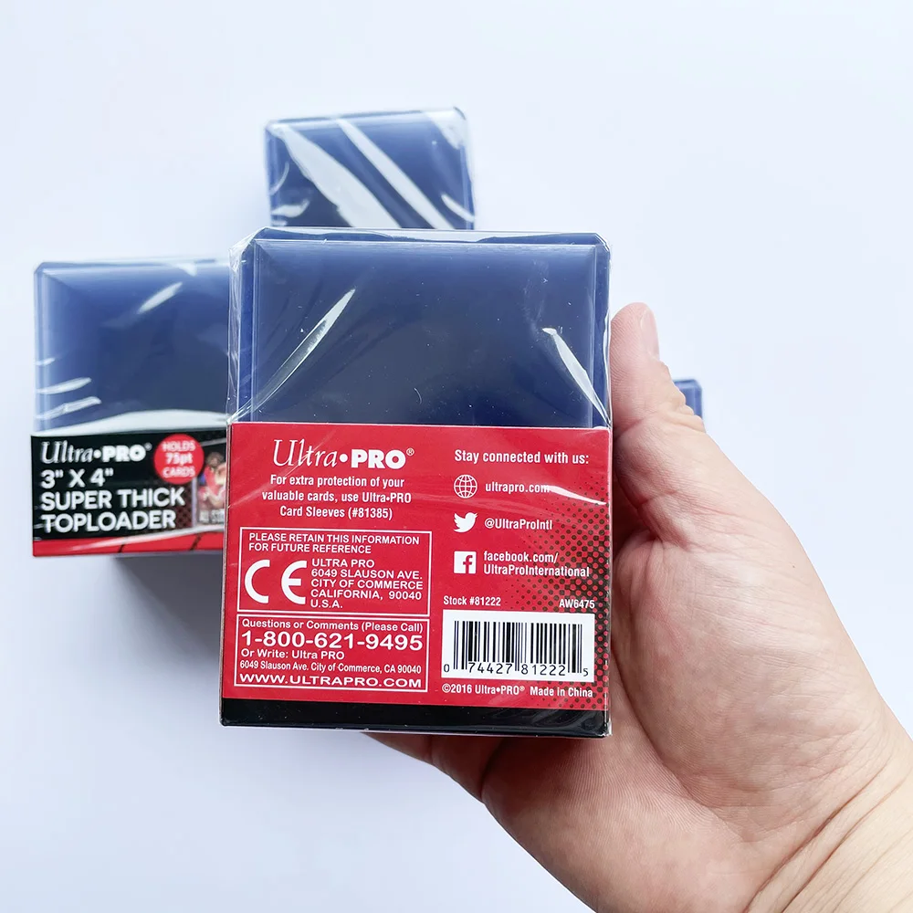 Ultra Pro - 3 x 4 inch Toploaders & Sleeves 100 Pack