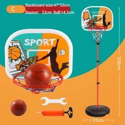 120 200cm basketball stands altura ajustável criança basquete objetivo hoop brinquedo conjunto de basquete para meninos formação prática acessórios