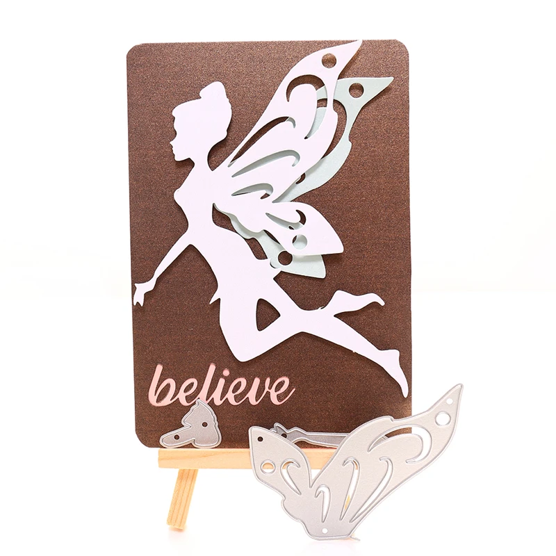 

Naifumodo Fairy Dies Angel Metal Cutting Dies New 2019 for Card Making Scrapbooking Embossing Cuts Stencil Decor Craft Dies