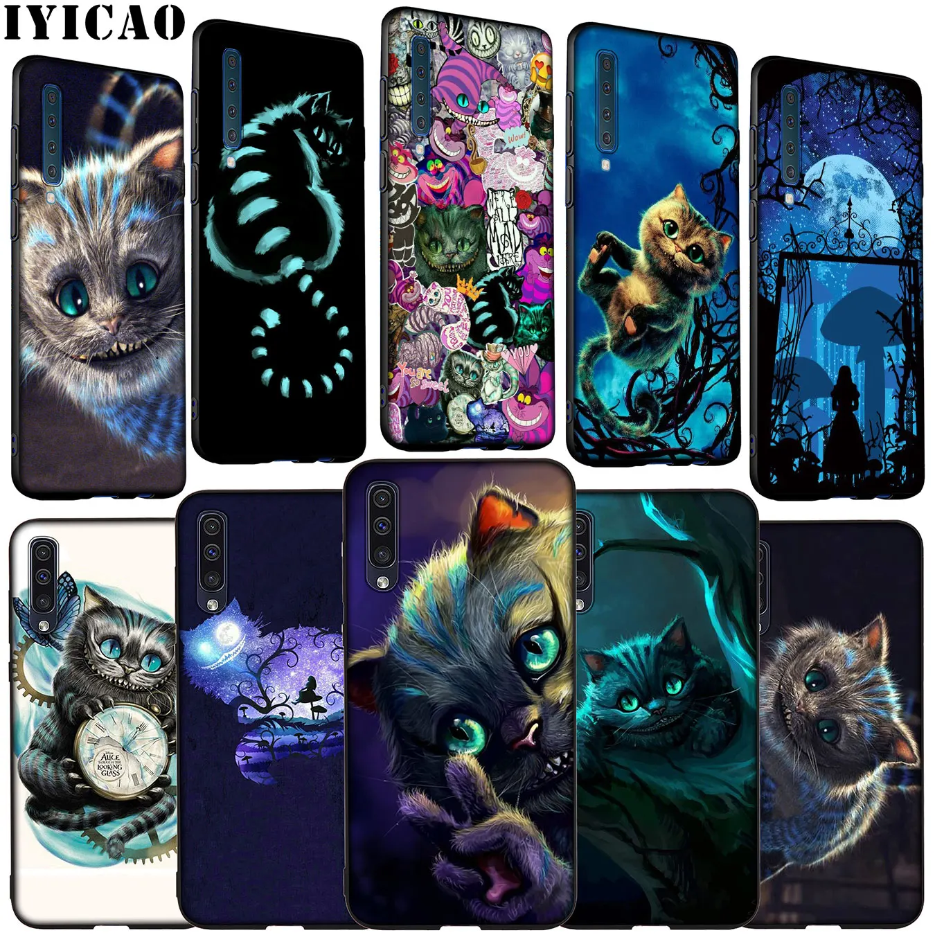 Мягкий силиконовый чехол IYICAO для Samsung Galaxy A70 A60 A50 A40 A30 A20 A10 M10 M20 M30 M40 A20E |