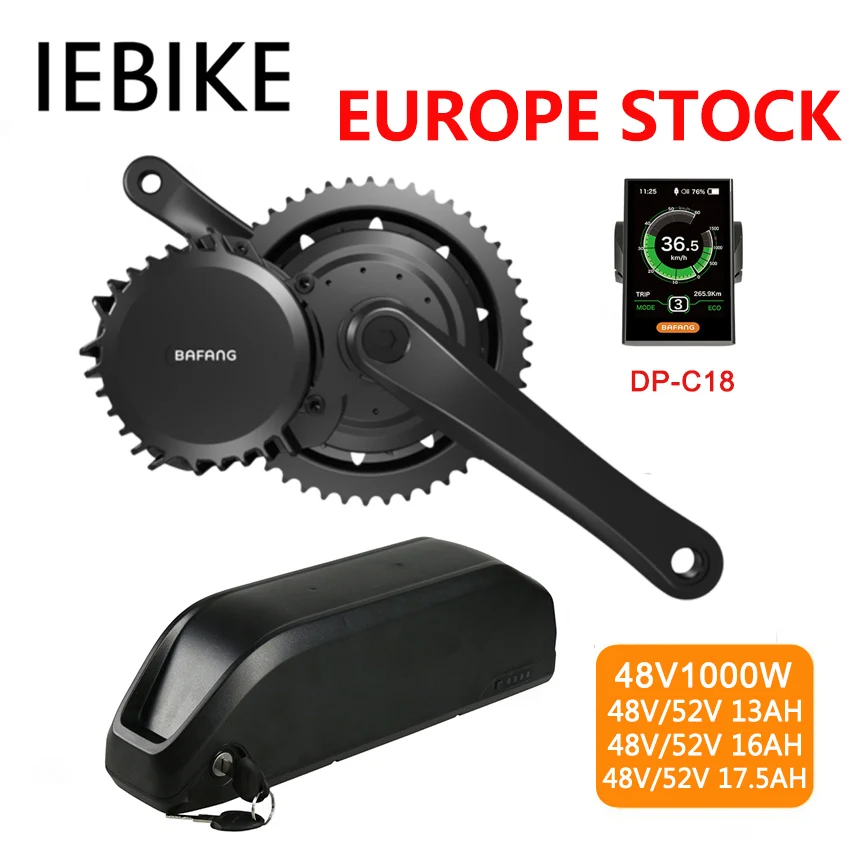 Bafang BBSHD 48V1000W Ebike Elektrische Fahrrad Motor Kit 8fun BBS03 Mitte Antrieb Electric Bike Conversion Kit mit 48V/52V Batterie Bafang BBSHD 48V1000W Ebike Elektrische Fahrrad Motor Kit 8fun BBS03 Mitte Antrieb Electric Bike Conversion Kit mit 48V/52V Batterie