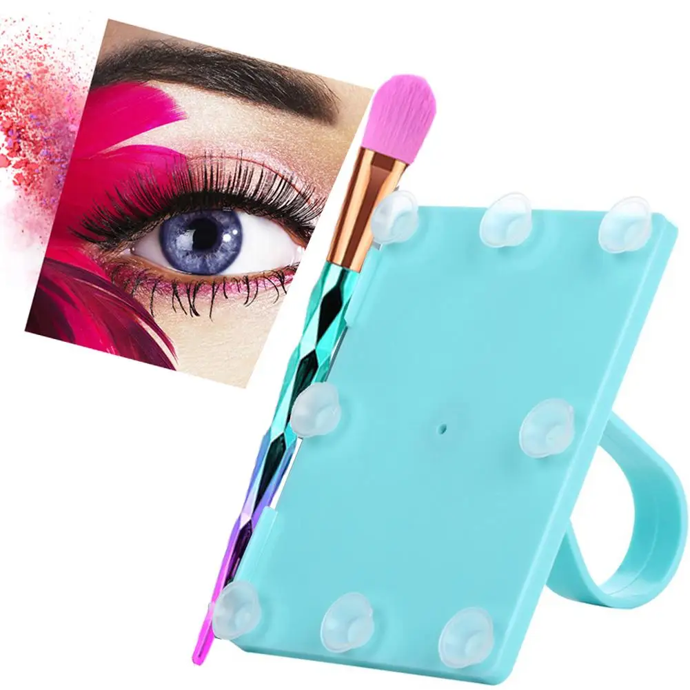 

HOT Makeup Fake Eyelash Tray Strip Stand Individual Eyelash Extensions Hand Plate Eye Lash Grafting Stand Palette Makeup Tool
