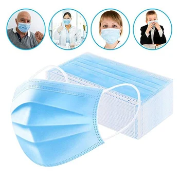 

3 Layer Non-woven Mouth Mask Anti Dust Face Mouth Masks Anti Flu Haze Breathing Safety Masks Face Care Masks Mask Child Adult