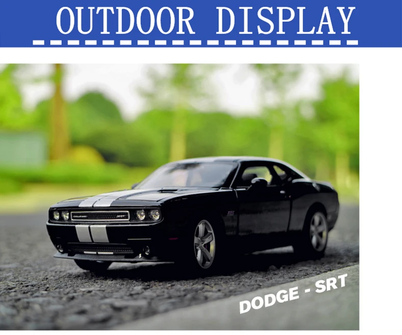 WELLY 1:24 Dodge Challenger 2012 модель автомобиля из сплава Модель автомобиля Моделирование Украшение автомобиля коллекция Подарочная игрушка Литье под давлением модель мальчика