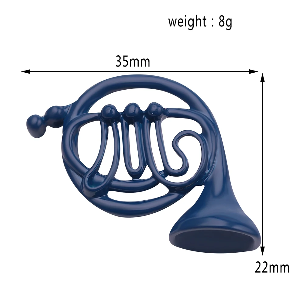 How I Met Your Mother синий французский Рог брошь булавки, HIMYM tv Show эмаль амулет брошь аксессуары для косплея подарок Прямая поставка