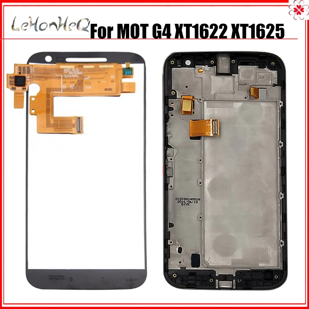 Для Motorola MOTO G4 ЖК-дисплей Xt1622 Xt1625 дисплей с сенсорным экраном дигитайзер в сборе