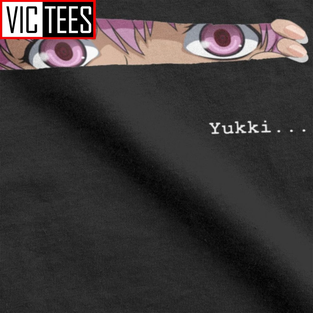 Mirai Nikki футболка Gasai Yuno Yukki Футболка мужская Аниме Манга Future Dairy японский яндере хлопковые футболки с коротким рукавом