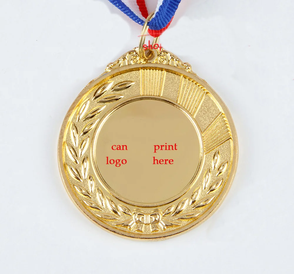 Горячая Распродажа спортивные соревнования школьные спортивные медали спортивные золотые серебряные бронзовые медали Бесплатный принт