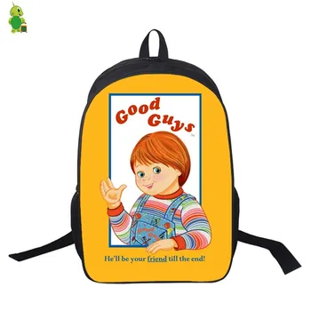 

Funny Good Guys Chucky Backpack School Bags for Teenage Girls Boys Laptop Backpack Women Men Casual Rucksack Travel Shoulder Bag
