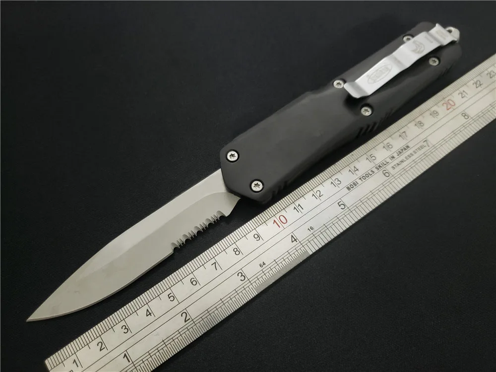 Gryan-магазин, Miro-A07 ножи с фиксированным лезвием, 440 лезвие, ручка из сплава, для улицы, тактический, для кемпинга, для выживания, карманный нож, инструменты для повседневного использования