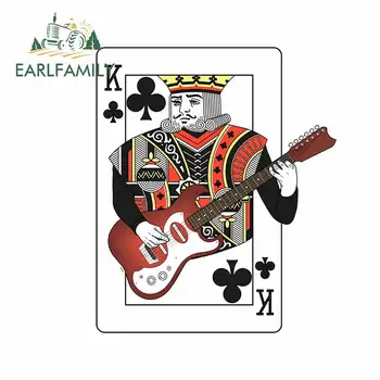 

EARLFAMILY 13cm x 10.6cm For Poker Motorcycle Car Stickers Anime Graffiti Decal Car Styling for VAN JDM RV Decoration