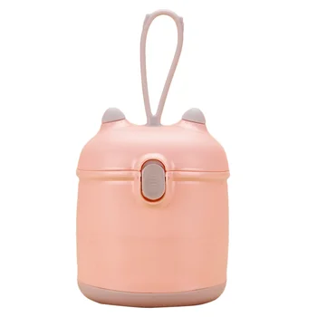 

Portable Milk Powder Storage Tank Mini Storage Bottle Handy Milk Powder Storage Box for Baby Infant Outdoor (Pink, Large Size)