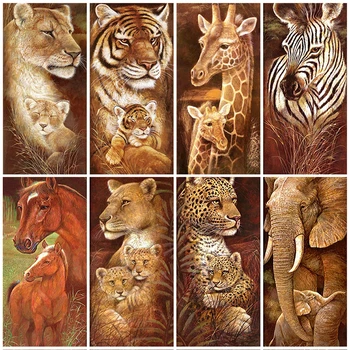 

EverShine Diamond Painting Tiger Rhinestones Art Diamond Mosaic Animals Cross Stitch Kits Bead Embroidery Hobby Gift Wall Decor