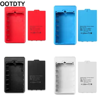 

QC3.0 PD 6x18650 Battery Case DIY Power Bank Shell Battery Charge Storage Box Without Battery