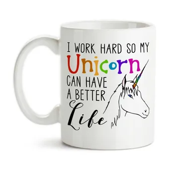 

Unicorn Mug Beer Travel Beer Cup Porcelain Coffee Tea Cups