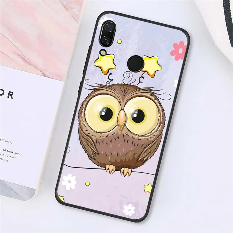Cartoon cute animal owl