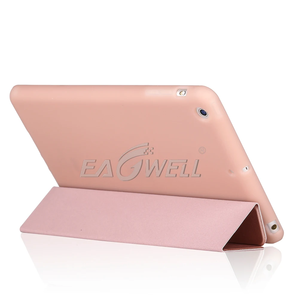 Tri-Fold PU кожаный флип-чехол-подставка для iPad Mini 5 2019 7,9 дюймов чехол Ультратонкий планшет крышка авто режим сна смарт-чехол