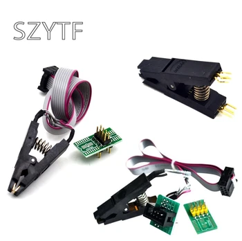 

10pcs SOIC8 SOP8 Test Clip For EEPROM 93/25 /24Cx in-Circuit Programming + 2 Adapters