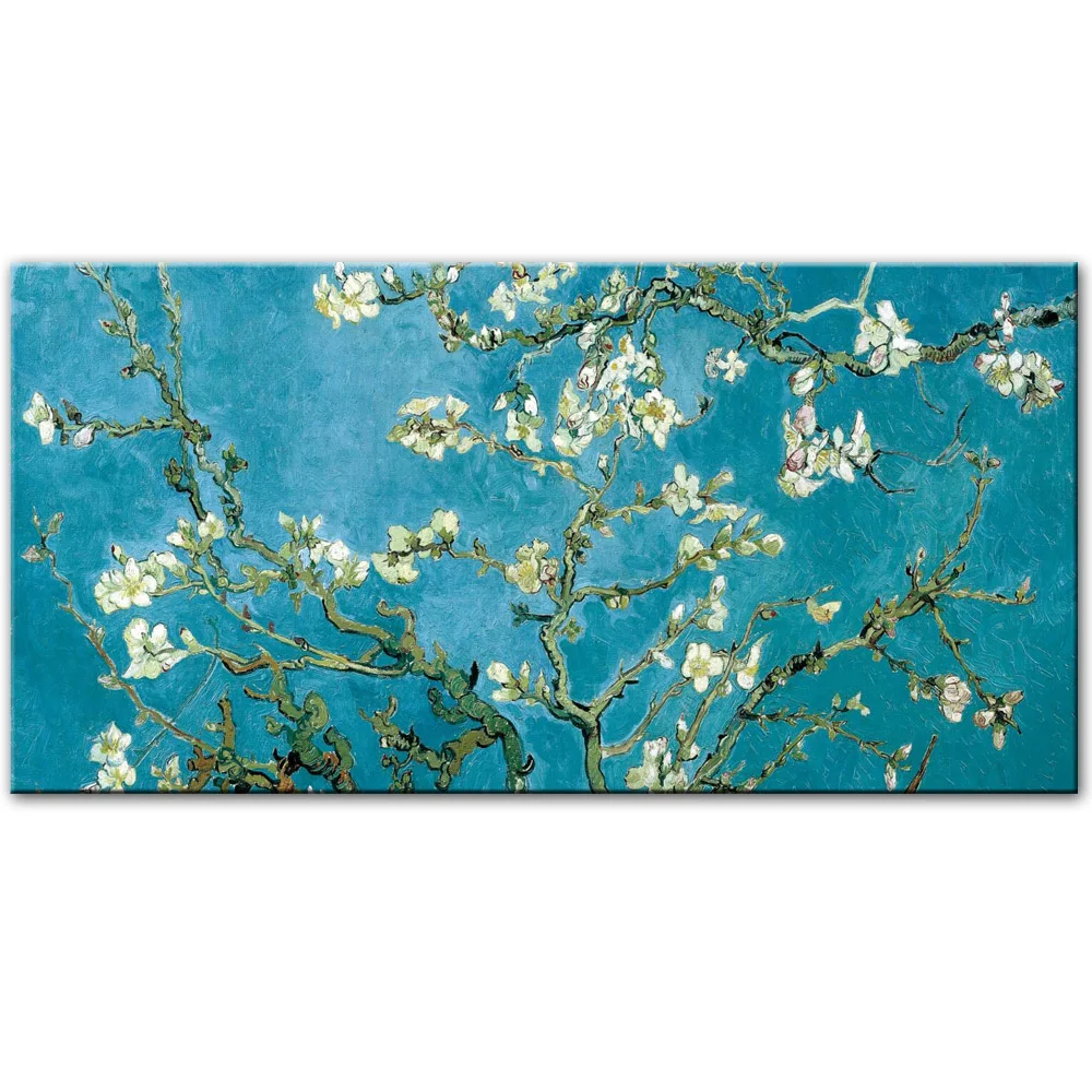 

modern canvas painting pictures for home decoration Impressionist Van Gogh Almond Blossom Flowers